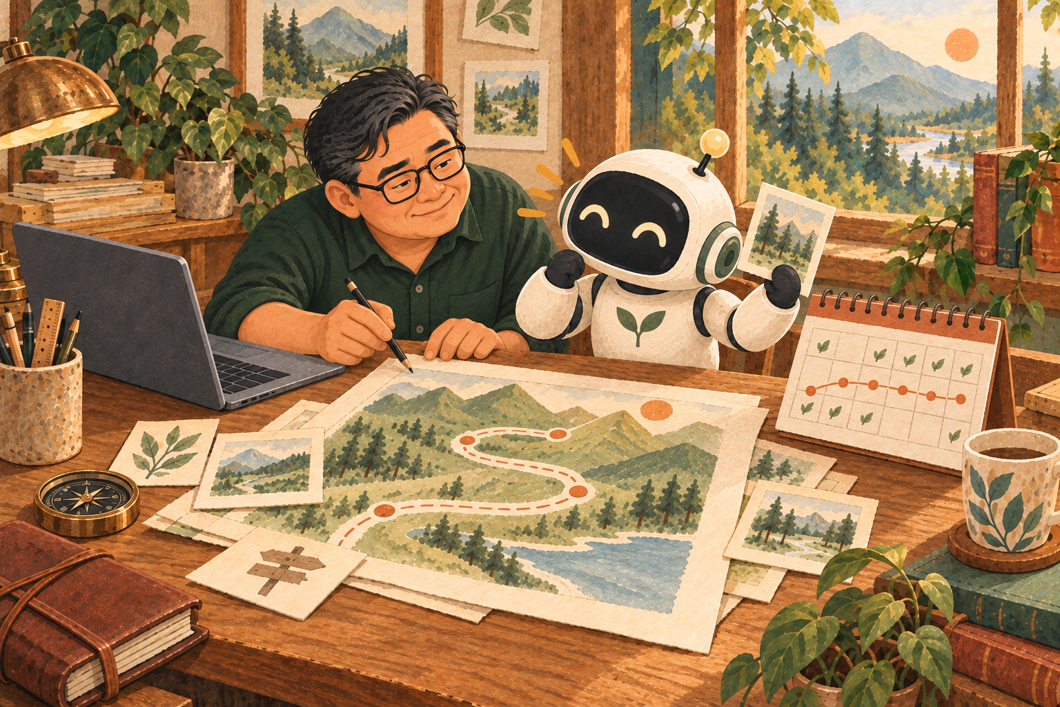 พ่อกับ Buddy วางแผนเส้นทางไป Production ภายในสองสัปดาห์